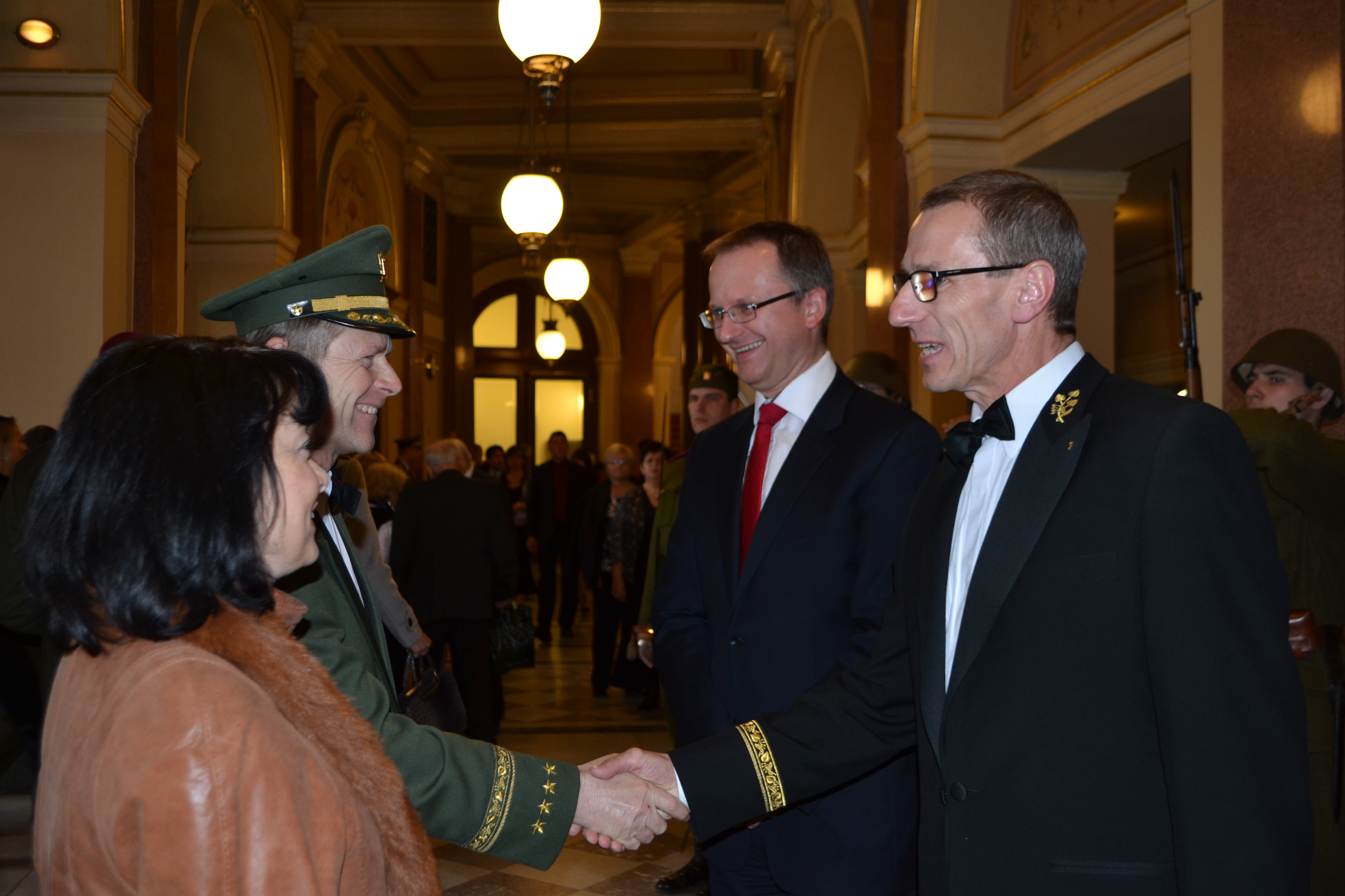 Koncert si nenechal ujít ani bývalý náčelník GŠ AČR armádní generál Jiří Šedivý