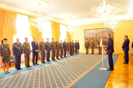 Ze slavnostního udílení ocenění  na Ministerstvu obrany ČR