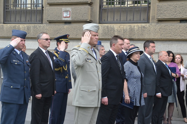 Z pietního aktu uctění památky generála Heliodora Píky