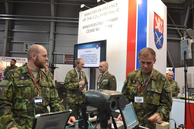 Expozice Ministerstva obrany a Armády ČR na Future Forces Forum 2016