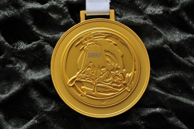 Zlatá medaile z mistrovství světa v raftingu