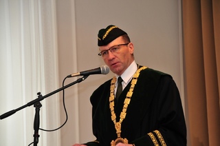 Vystoupení rektora-velitele UO brigádního generála Bohuslava Přikryla