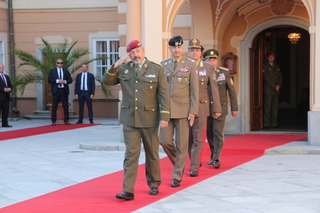  Zahajovací ceremonie jednání náčelníků generálních štábů Visegrádské čtyřky