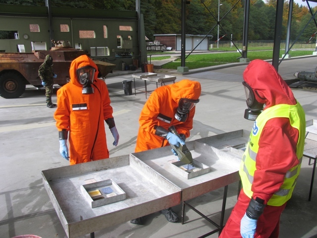 Z výcviku v ČR: Detekce otravných látek