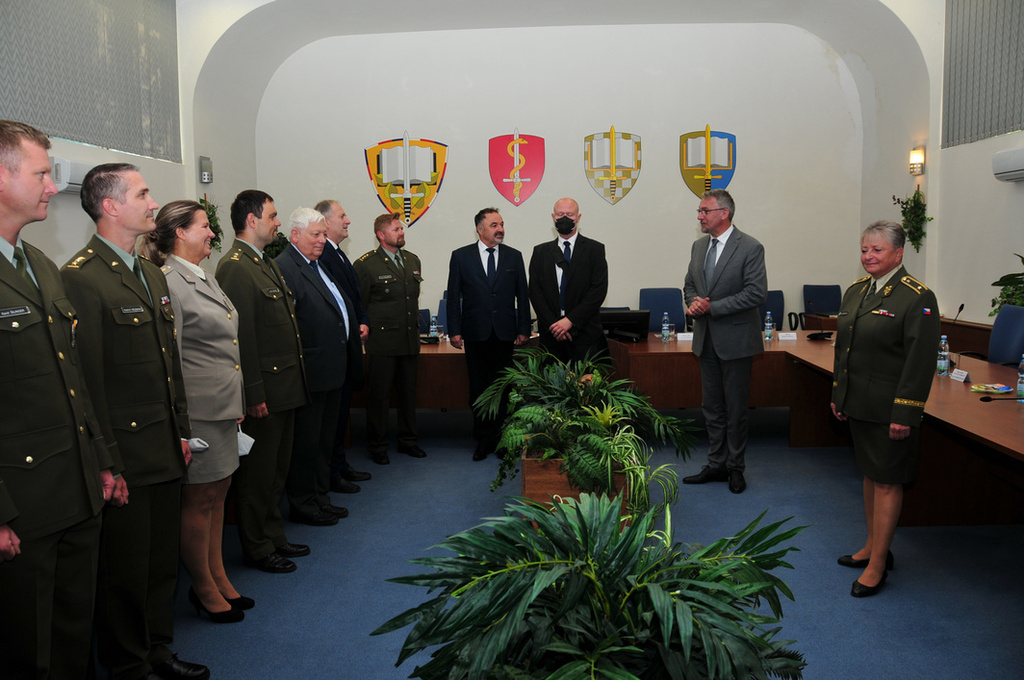 Setkání s vedoucími představiteli Univerzity obrany