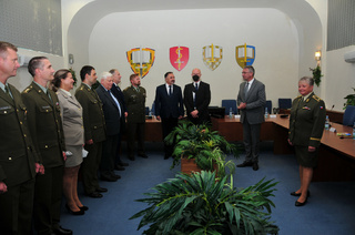 Setkání s vedoucími představiteli Univerzity obrany