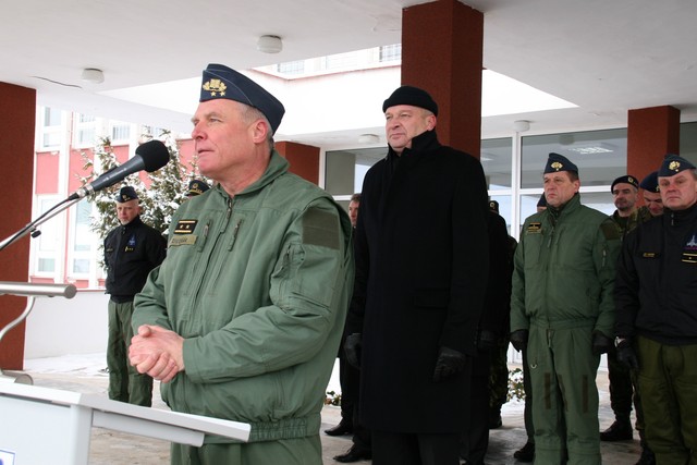 Projev zástupce náčelníka Generálního štábu generálmajora Bohuslava Dvořáka 