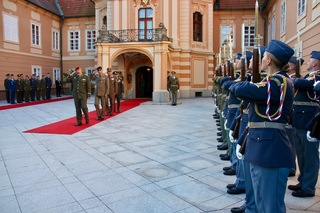  Zahajovací ceremonie jednání náčelníků generálních štábů Visegrádské čtyřky