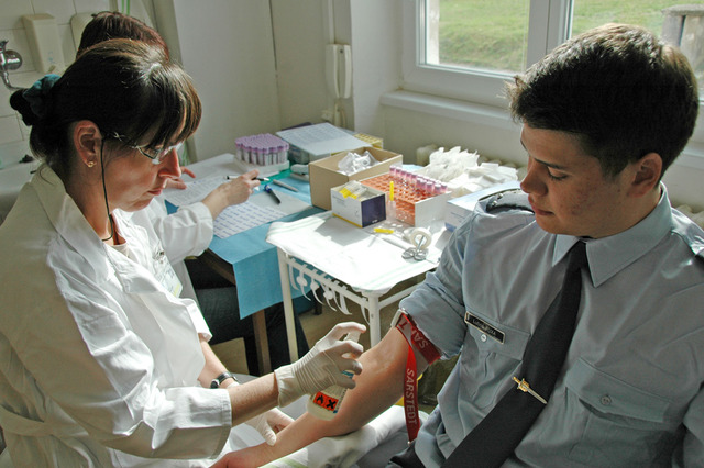 Dezinfekce před odběrem