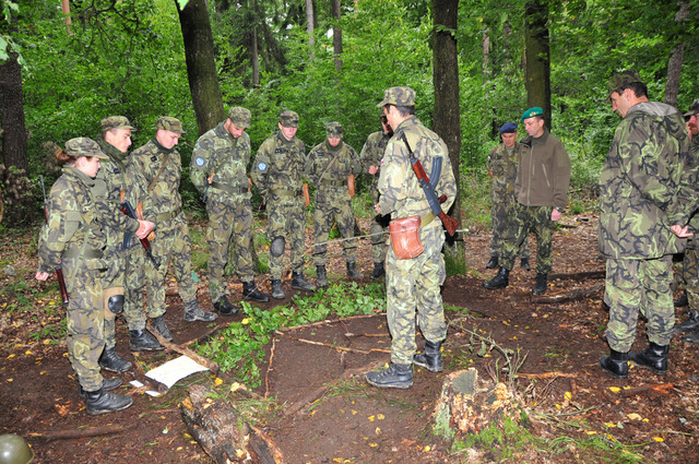 Nácvik přípravy útoku