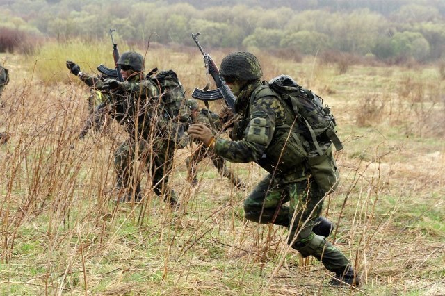 Praktický vojenský výcvik studentů