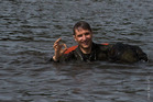 Nadrotmistr Martin Hejda po vynoření 