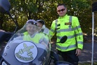 U stánku Vojenské policie byl hlavním lákadlem motocykl BMW F 650 GS