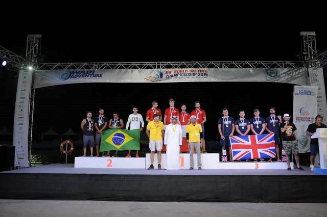 Vyhlášení výsledků v disciplíně slalom