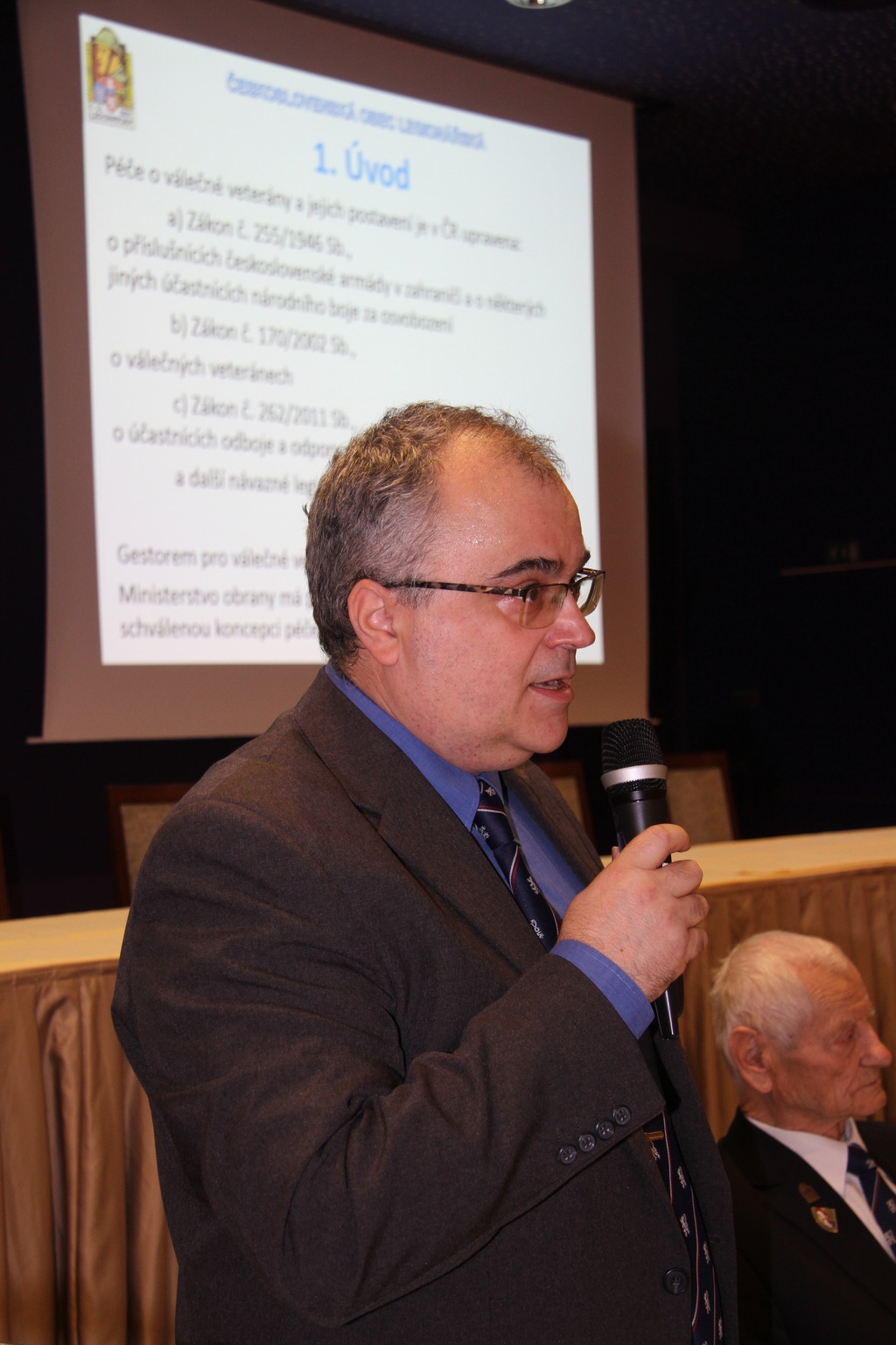 Vedoucí projektu ČsOL Péče o válečné veterány Viktor Šinkovec