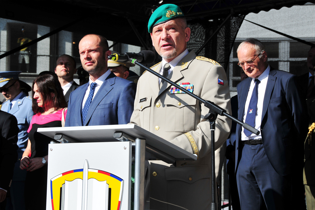 Projev 1. zástupce NGŠ genpor. Jiřího Balouna