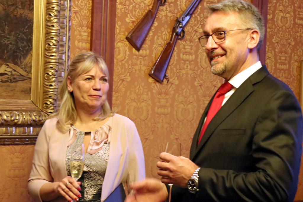 Ministr Lubomír Metnar s profesorkou Šárkou Mayerovou