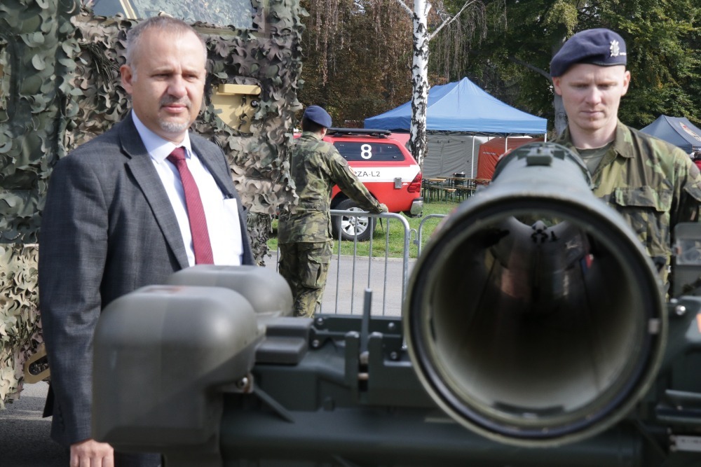 Na akci za vojáky dorazil i náměstek MO František Šulc