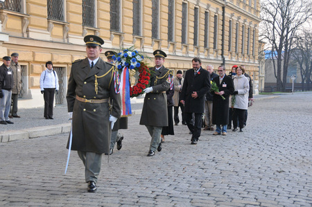 Z pietní vzpomínky na Ministerstvu obrany ČR (1)