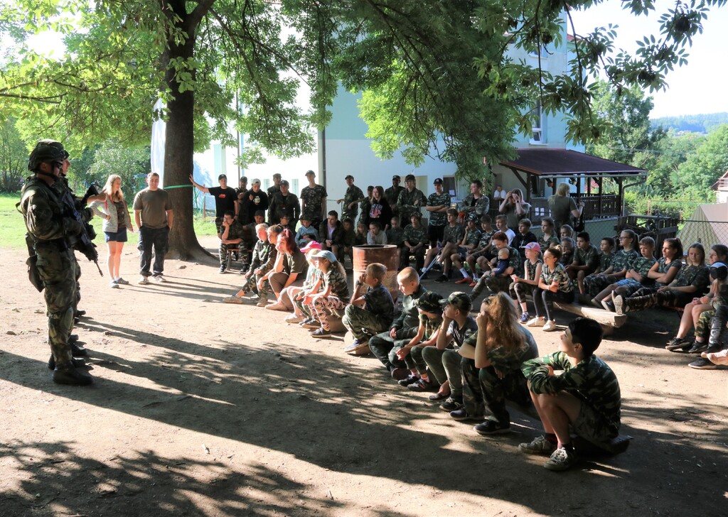 Na začátku si děti vyslechly trochu teorie