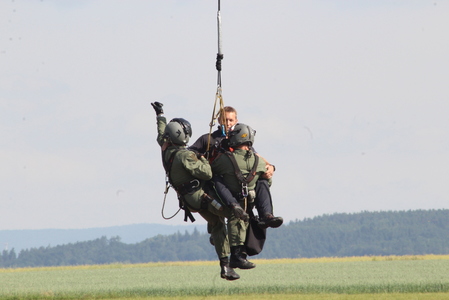 Transport zachráněného vzduchem