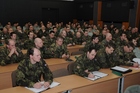 Semináře se účastnili vybraní příslušníci společných sil AČR a studenti Univerzity obrany