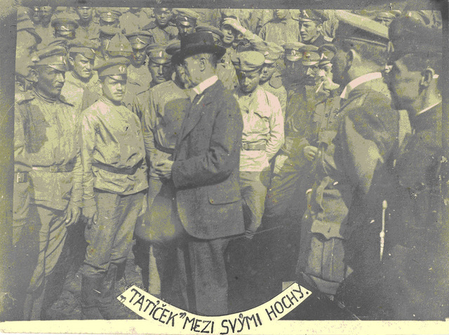 T. G. Masaryk mezi legionáři v Rusku