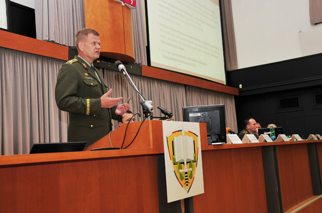 Vystoupení 1. zástupce náčelníka Generálního štábu AČR generálporučíka Josefa Bečváře