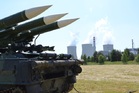 Ochranu Temelínu zajišťoval 25. protiletadlový raketový pluk ze Strakonic se svou technikou