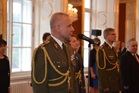 Za nově jmenované generály promluvil generálporučík Jiří Baloun