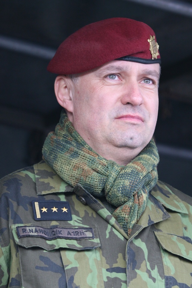 Velitel 4. brigády rychlého nasazení plukovník gšt. Roman Náhončík