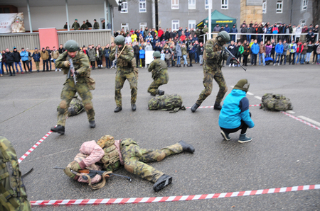 Ukázka osvobození rukojmí