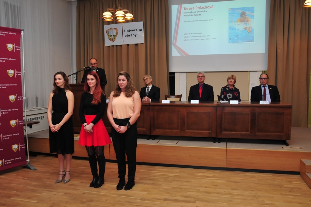 Oceněné sportovkyně Masarykovy univerzity
