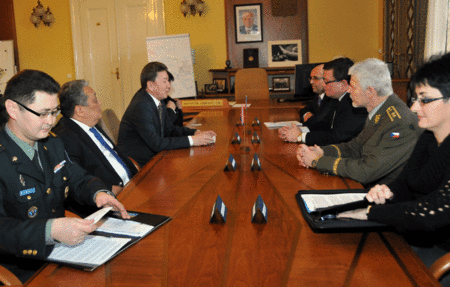 Z přijetí na Ministerstvu obrany ČR