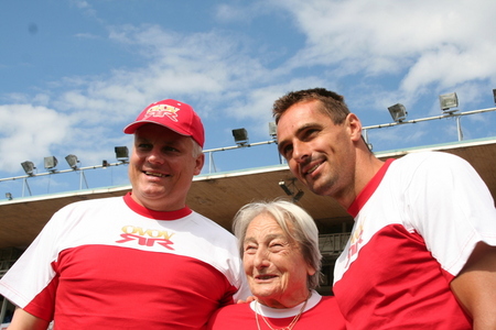 Robert Změlík, Dana Zátopková a Roman Šebrle