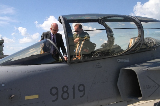 Představení letounu JAS 39-Gripen