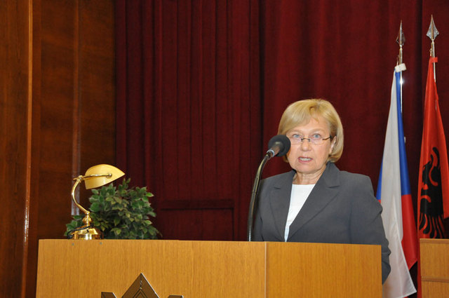 Místopředsedkyně Senátu Alena Palečková vzdala hold těm statečným mužům a ženám, kteří bojovali za naši svobodu a kteří nesmějí být nikdy zapomenuti