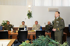  Rektor-velitel Univerzity obrany brig. gen. Bohuslav Přikryl při prezentaci univerzity.