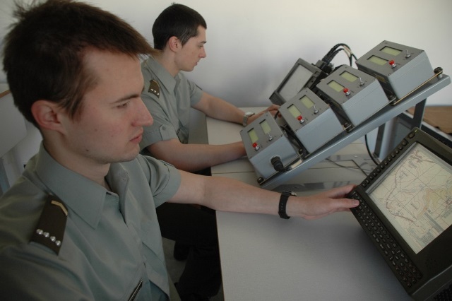 Studenti modulu Velitel dělostřeleckých jednotek