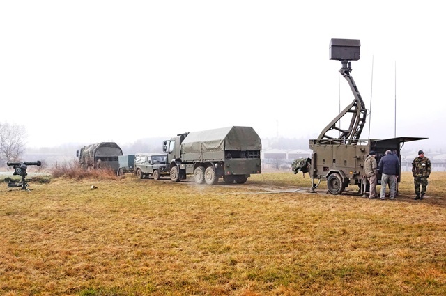 Praktické měření detekovatelnosti vzdušných cílů příslušníky katedry systémů PVO na radiolokátoru ReVISOR z produkce firmy RETIA