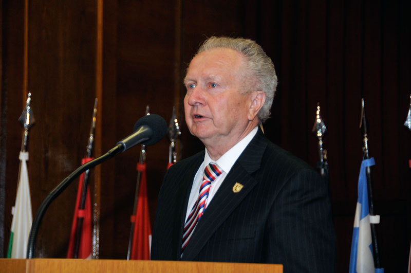 S hlavním projevem vystoupil senátor Jan Veleba