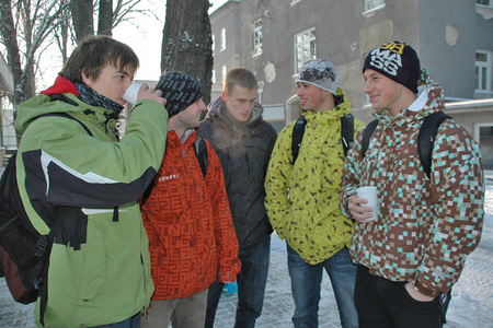 Pětice studentů přijela z Gymnázia ze Šumperka
