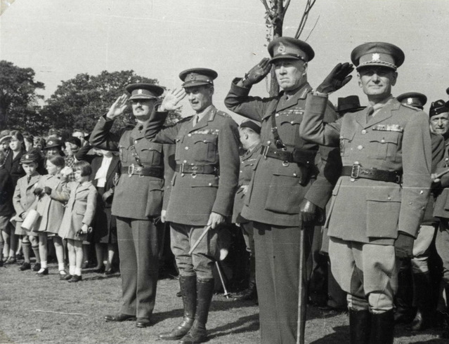 U čs. vojáků v táboře v Cholmondeley (1940)