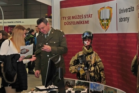 Univerzita obrany představuje nabídku studijních programů na veletrhu Gaudeamus