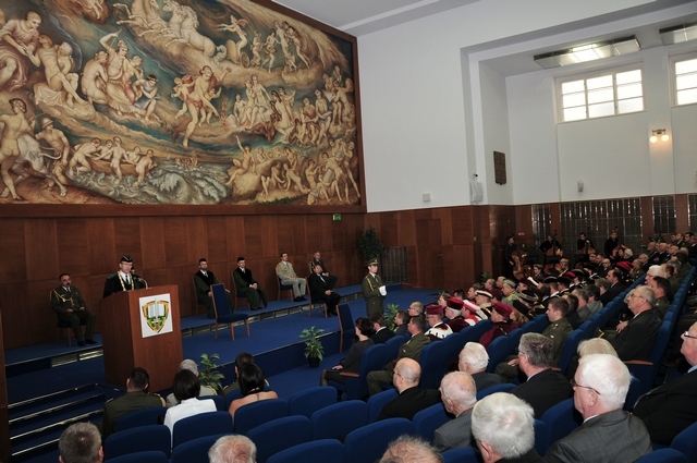 Inaugurační projev rektora-velitele UO brigádního generála Bohuslava Přikryla