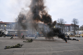 Dynamická ukázka obrany místa velení PVO