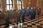 Skupina absolventů Kurzu vyšších důstojníků