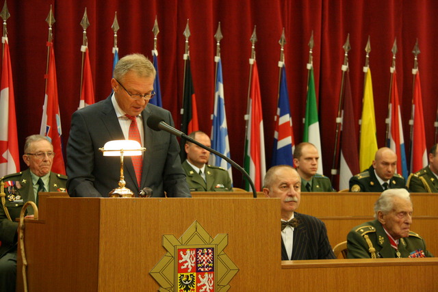 Vystoupení 1. náměstka ministra obrany Vlastimila Picka