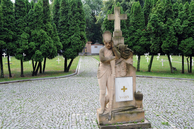 Čestné pohřebiště vojáků, kteří padli v 1. světové válce, na pražských Olšanských hřbitovech