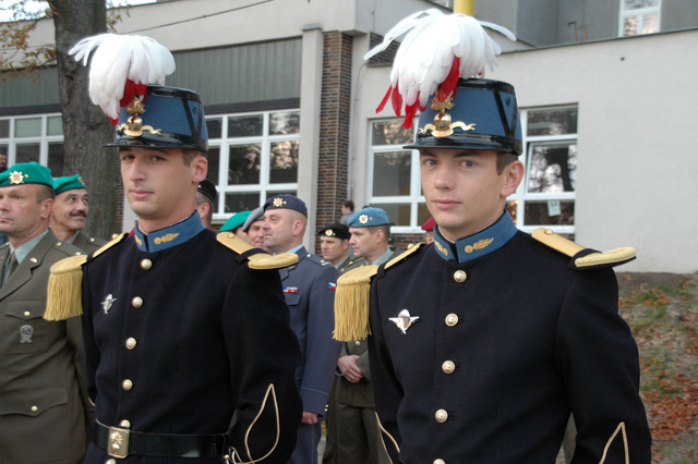 Nástupu se zúčastnili i zahraniční studenti

